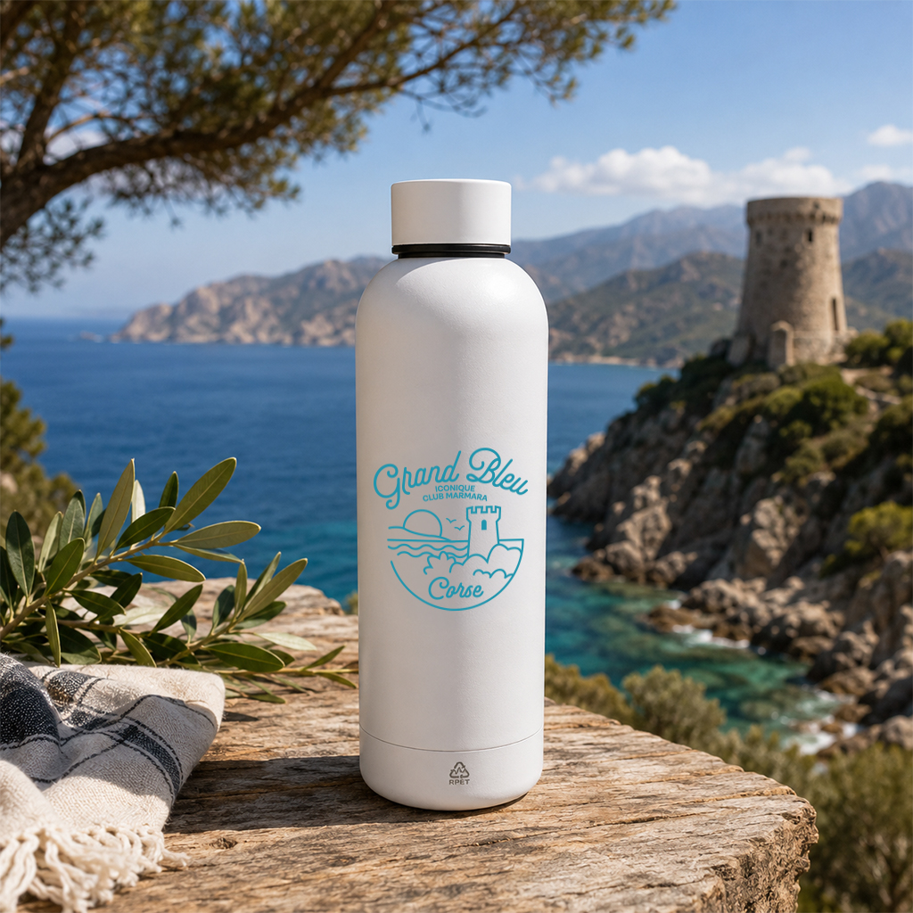 Gourde isotherme 500 ml Iconique Club Marmara Grand Bleu – Image 2